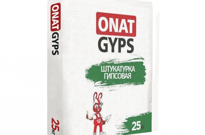 Штукатурка  гипсовая  25кг  ONAT GYPS  пр-во Турция фото